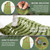 Sleeping Pad for Camping - Ultralight Camping Mattress with Pillow, Built-in Foot