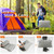 Fragess Portable Camping Cot, 600LBS Max Load, Extra Wide with Thick Mattress