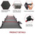 Portable Camping Cot Sleeping Cot Ultralight Backpacking Cot Bed for Outdoor