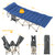 Folding Camping Cot Portable Outdoor Bed for Adults w/Mat & Storage Bag & Carry Bag