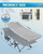 WLIVE 1200D Double Layer Oxford Camping Cots with Mattress for Adults