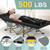 Camping Cot for Adults, Heavy-Duty Portable Cot Bed with Mattress