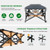 Camping Cot, 28'' Wide Heavy Duty Sleeping Bed for Adult, Protable Folding