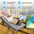 HABUTWAY Camping Cot, Portable Camping Cot for Adult, 28" Wide Sleeping Cot