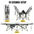 Camping Cot with Mattress for Adults, Camping Cot for Adults