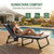 Camping Cot for Adults, Adjustable 4-Position Reclining Chair