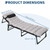 Portable Camping Cot, Sleeping Cot for Adult, Heavy Duty Folding Cot Max Load