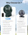 Camping Fan with Remote Control - 12000mAh Rechargeable Battery