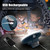 Portable Camping Fan with LED Lantern XTAUTO USB Rechargeable