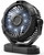 Portable Camping Fan with LED Lantern, Power Display 360° Head Rotation