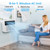 10000 BTU Air Conditioner Window Unit for 450 Sq.Ft, Quiet AC with Smart Remote & 24H Timer, 6-Mode Energy Saving