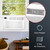 230V, Window AC for Rooms up to 1,000 Sq.Ft with Remote Control, 24H Timer, 3-Speeds, Auto-Restart, and Digital Display, ​White