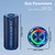 Bluetooth 5.4 Wireless Speaker with 20W HD Loud Stereo Sound, 20H Playtime, IP7 Waterproof, LED Lights, TWS Pairing, Built-in Mic, for Outdoor, Party, Home