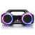 Bluetooth Speaker 80W(Peak)Loud with Bass, 20H Playtime, IPX7 Waterproof, RGB Lights, TWS, Large Portable Wireless Speakers for Outdoor, Home
