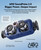 dbsono Portable Bluetooth Speaker Wireless: 100W(Peak) SoundPulse 2.0 with BassBoost, Waterproof Loud Party Speakers, Unlimited Pairing, TWS for Outdoor/Indoor, Beach Vacation Essential, Blue
