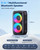 Bluetooth Speaker，Portable Party Speaker with Colorful Lights，Wireless Speaker with HD Loud  for Party