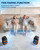 Bluetooth Speaker，Portable Party Speaker with Colorful Lights，Wireless Speaker with HD Loud  for Party
