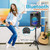 600W Bluetooth Speaker Portable PA System W/ Rechargeable Battery, Party Lights, MP3/USB SD Card Reader
