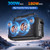 Portable Bluetooth Speaker 300W Peak Big Powerful Loud Sound Deep Bass Large Wireless Boombox with Subwoofer DSP Led Light for Home