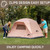 Happy Travel Camping Tent, 4 Person Dome Tents for Camping with Rainfly