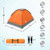 2 Person Camping Tent with Rain Fly and Carrying Bag – Lightweight Outdoor Pop Up Tents