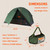 Freestanding Camping Tent, 2 4 or 6 Person Size, Huge
