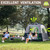 Happy Travel Tent 4 Person Tents for Camping, Waterproof Easy Setup