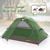 Camping Tent 2 Person, Backpacking Tent Waterproof & Windproof