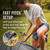Coleman Carlsbad 4 Person Dark Room Dome Camping Tent with Screen Room