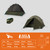 6P Camping Tent, Blackout Fabric, Interior Light
