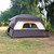 KTT Extra Large Tent 12-14 Person,Family Cabin Tents,2 Bay-Windows,2 Rooms