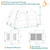 KTT Extra Large Tent 12-14 Person,Family Cabin Tents,2 Bay-Windows,2 Rooms