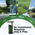 Portable Water Filter Pump, 0.01 Micron Manual Survival Water Purifier for Camping