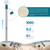 Portable Water Filter Straw, 316L Stainless Steel Reusable Personal Water Purifier