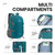 Lightweight Packable Travel Hiking Backpack Daypack