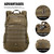 Small Tactical Backpack,Molle Hiking Backpack for Backpacking,