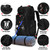 Large Camping Hiking Backpack with Rain Cover, Waterproof Molle Rucksack