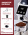 Coffee Grinder, 48 Grind Settings Anti-static Burr Mill, Precision Electronic Timer