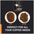Coffee Grinder: 12 Settings, 8 oz Capacity for Drip, French Press, Espresso, Pour Over, Cold Brew - Stainless Steel