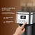 Stainless Steel Coffee Grinder for Home, Adjustable Burr Grinder with 30 Grind Settings, Digital Timer & 2-12 Cup Control