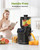 TUUMIIST 3-in-1 Cold Press Juicer Machine, Smart Touch Masticating Juicers for Whole Fruit & Vegetable, 6.5" Wide Chute Slow Juicer for Nut Milk & Sorbet, High Yield, 100oz Large Capacity, Easy Clean