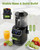 TUUMIIST 3-in-1 Cold Press Juicer Machine, Smart Touch Masticating Juicers for Whole Fruit & Vegetable, 6.5" Wide Chute Slow Juicer for Nut Milk & Sorbet, High Yield, 100oz Large Capacity, Easy Clean
