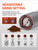 Electric Coffee Grinder, Small and Quiet USB Rechargeable Espresso Grinder with Stainless Steel Blade