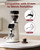 Coffee Grinder, 100 Grind Settings Electric Espresso Grinder with Single Dose Set