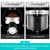 Electric Conical Burr Coffee Grinder, Automatic Burr Coffee Grinder with 77 Precision Grind Settings