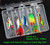 Fishing Spinner Baits for Freshwater and Saltwater, 10pcs Rooster