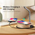 Bedside Table Lamp with Wireless Charger & USB Port - Touch Control LED Desk Lamp for Bedroom