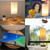 Bedside Table Lamp with Wireless Charger & USB Port - Touch Control LED Desk Lamp for Bedroom