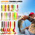 Fishing Lures, 108PCS Tackle Box with Tackle Included Paddle Tail