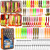 Fishing Lures, 108PCS Tackle Box with Tackle Included Paddle Tail